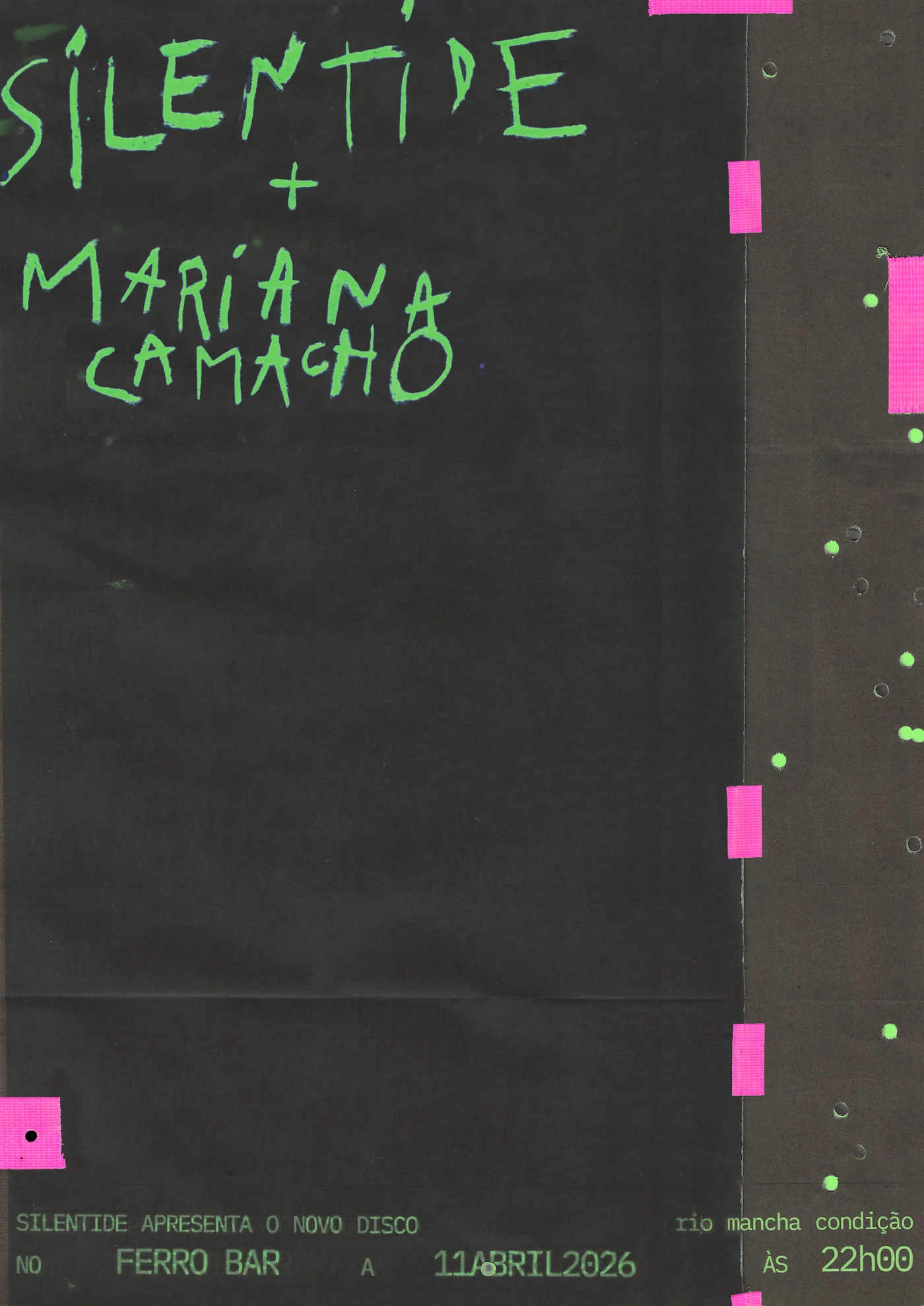 Silentide e Mariana Camacho – Concerto Duplo no Ferro Bar