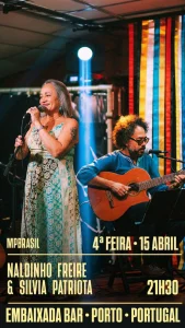 Naldinho Freire atua ao vivo no Embaixada Bar