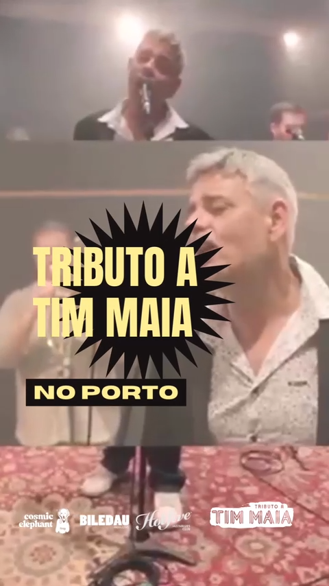 TRIBUTO A TIM MAIA no Porto: noite de groove, soul e dança no Hot Five Jazz & Blues Club
