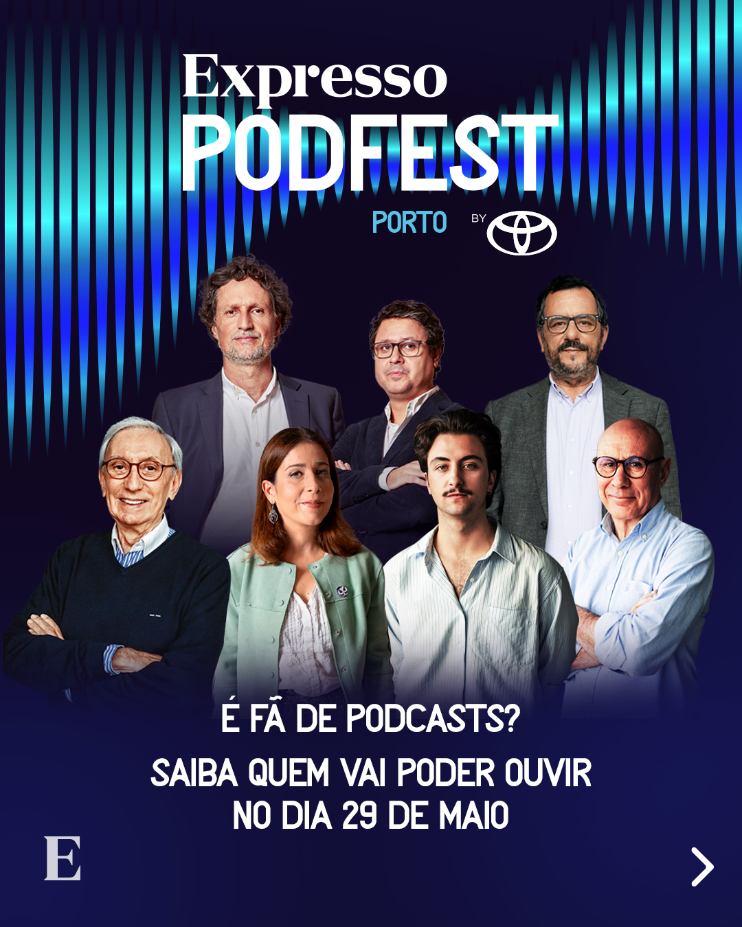 Expresso Podfest by Toyota chega ao Porto com podcasts ao vivo no Teatro Rivoli