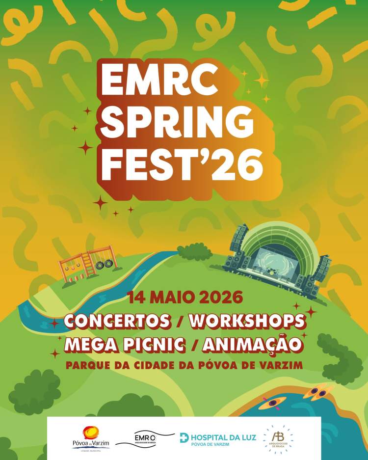 EMRC SpringFest transforma a Póvoa de Varzim num festival de juventude, valores e celebração ao ar livre