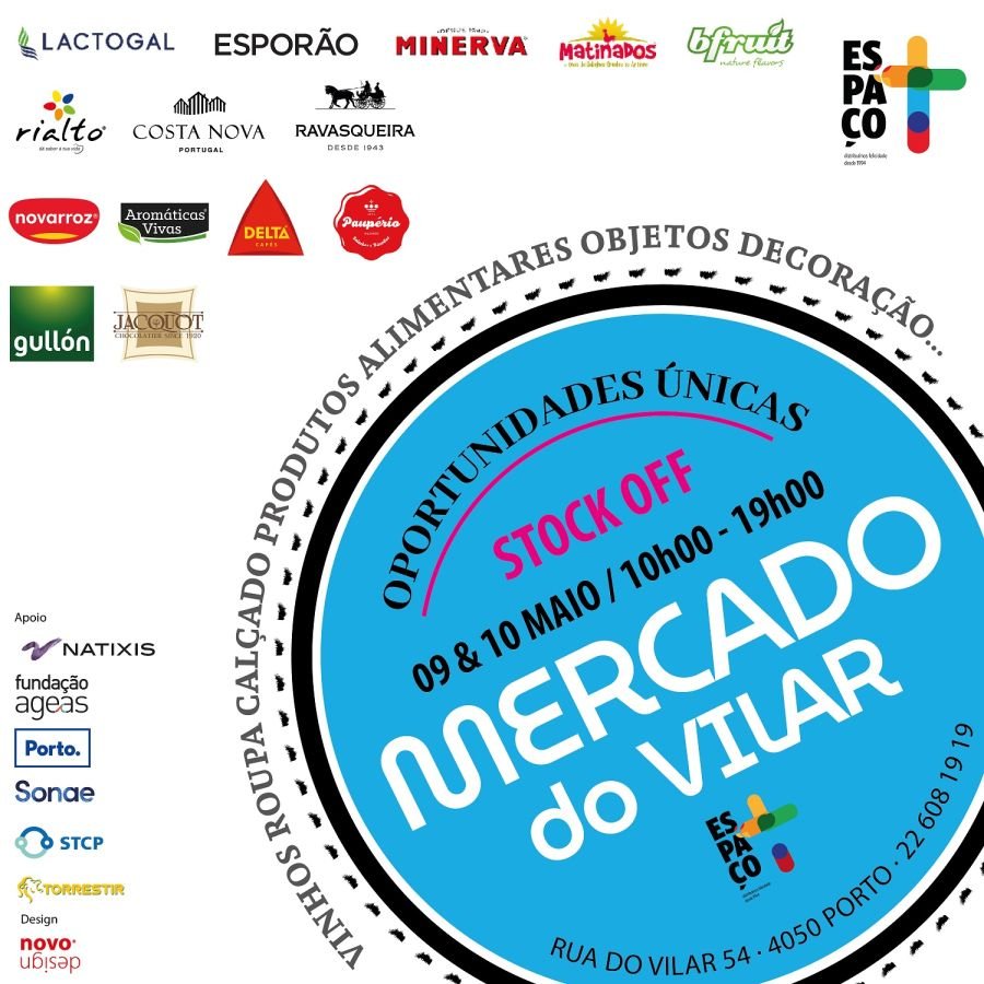 Mercado de Vilar regressa ao Porto com edição “Oportunidades de Sonhar” no Espaço t nos dias 9 e 10 de maio de 2026