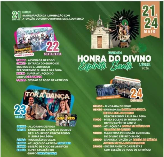 Festa em honra do Divino Espírito Santo 2026 - Légua