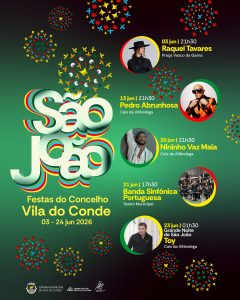 Festas de São João 2026 em Vila do Conde - Programação