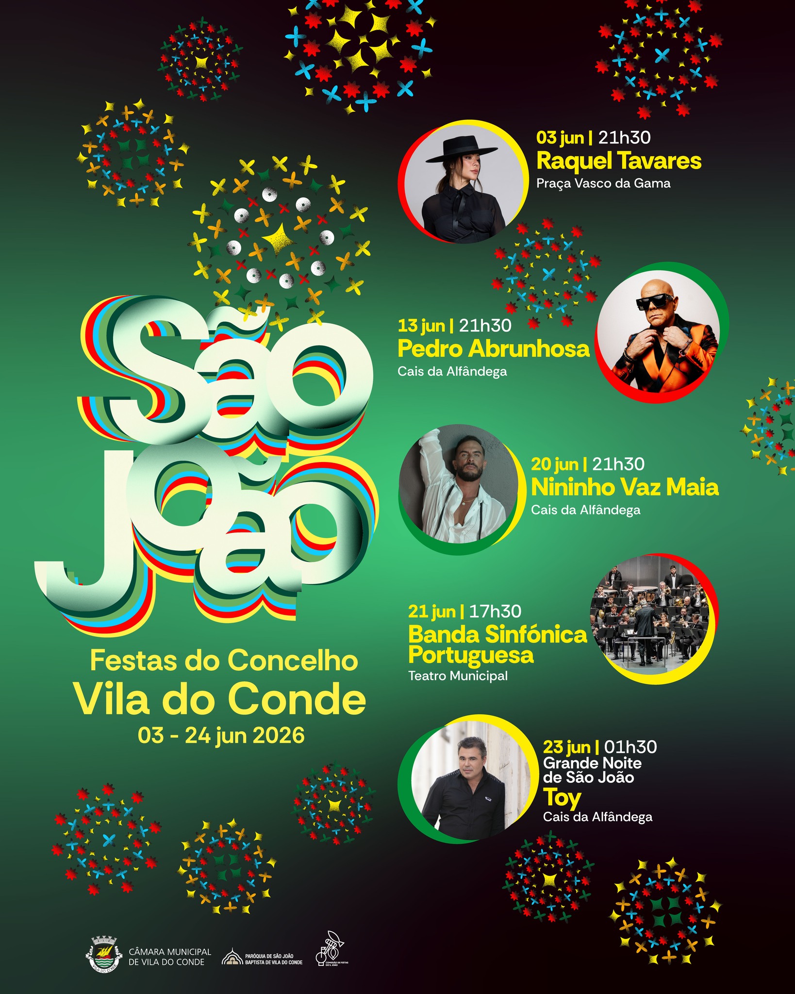 Festas de São João 2026 em Vila do Conde - Programação