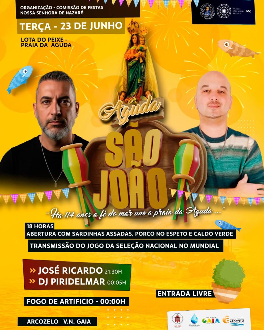 São João na Praia da Aguda