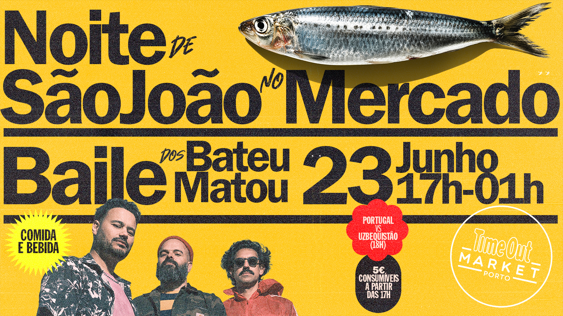 Noite de S. João no Time Out Market Porto