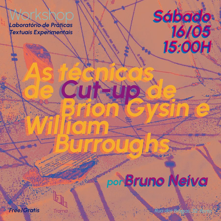 Workshop de escrita experimental “Cut-up” explora técnicas de Burroughs e Gysin