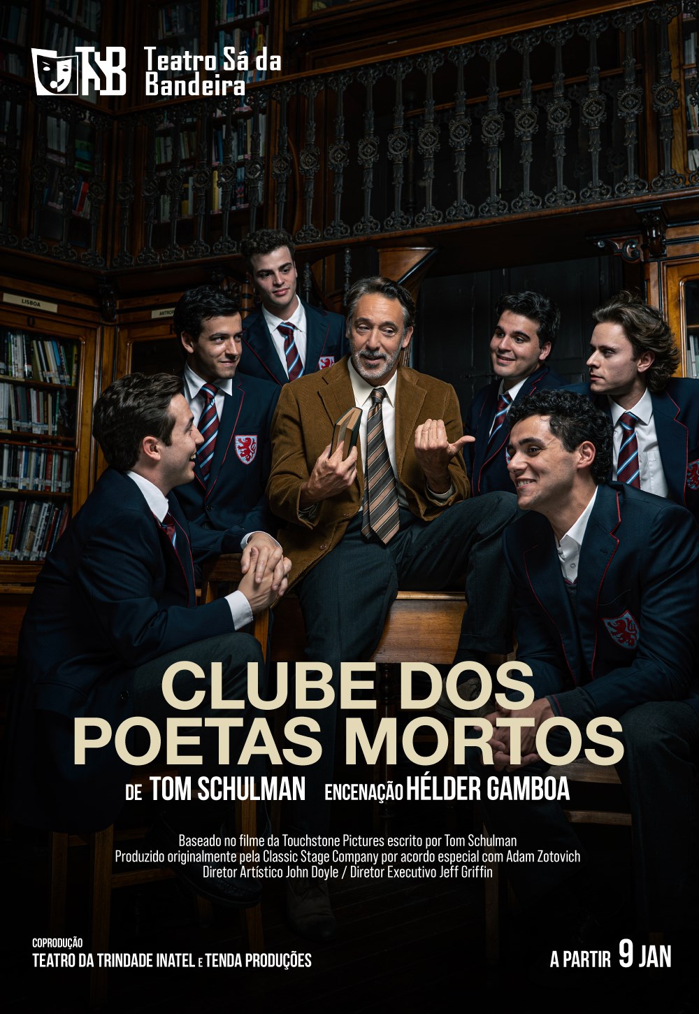 “Clube dos Poetas Mortos” chega ao Teatro Sá da Bandeira
