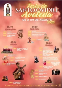 Festa em Honra de Santo Ovídio 2026 - Aveleda