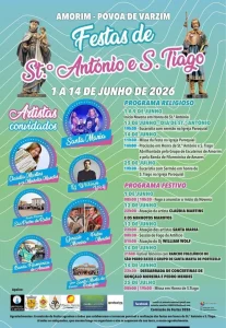 Festas de St. António e S. Tiago 2026 - Amorim