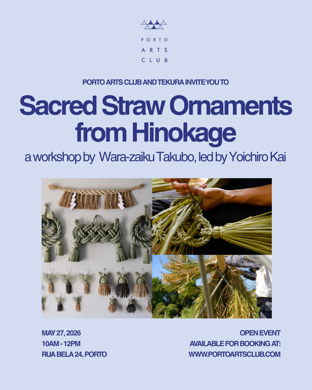 Sacred Straw Ornaments Workshop