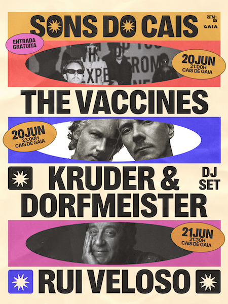 Sons do Cais estreia-se em Gaia com The Vaccines, Kruder & Dorfmeister e Rui Veloso em concertos gratuitos