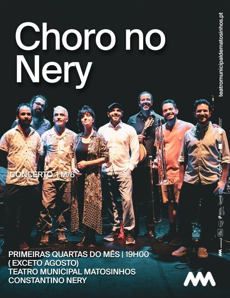 Choro no Nery leva a roda brasileira do Clube de Choro Porto ao Teatro Municipal de Matosinhos