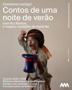 Contos de uma noite de verão leva Rui Ramos à Biblioteca Florbela Espanca