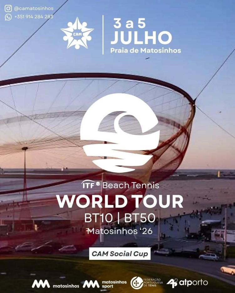 CAM Social Cup leva ténis de praia à Praia de Matosinhos