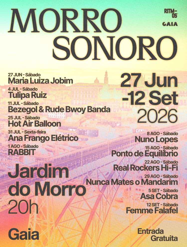 Morro Sonoro leva concertos gratuitos ao Jardim do Morro em Gaia