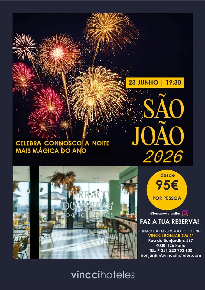 São João 2026 no Vincci Bonjardim