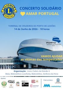 Concerto solidário Amar Portugal apoia vítimas das tempestades no Terminal de Cruzeiros