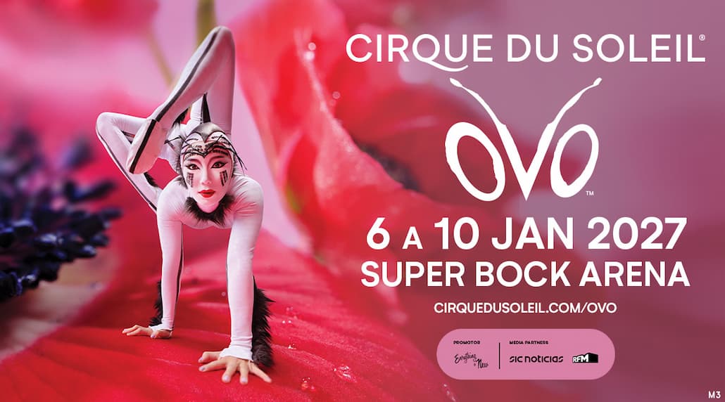 OVO do Cirque du Soleil estreia-se no Porto em janeiro de 2027