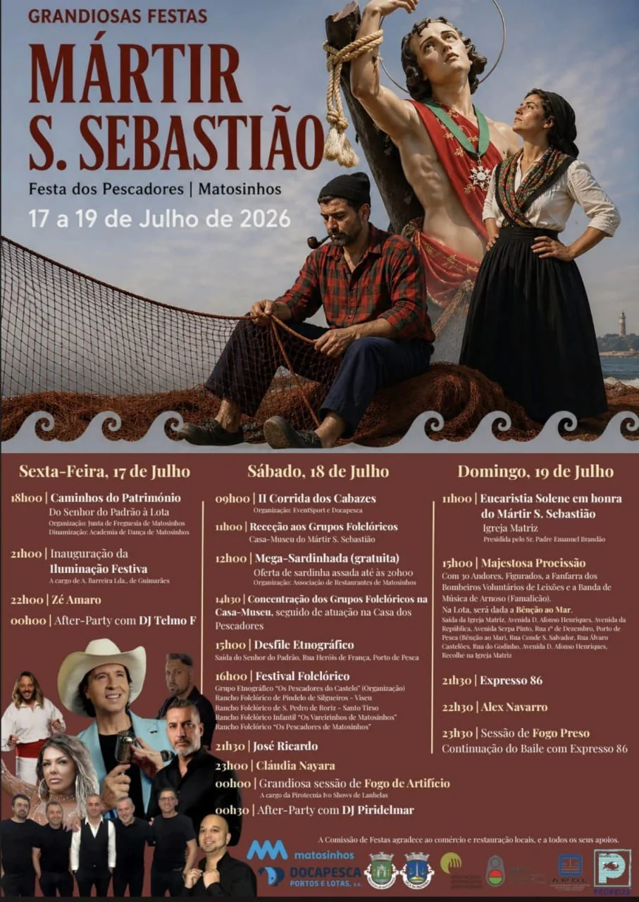 Festas de Mártir S. Sebastião 2026 - Matosinhos