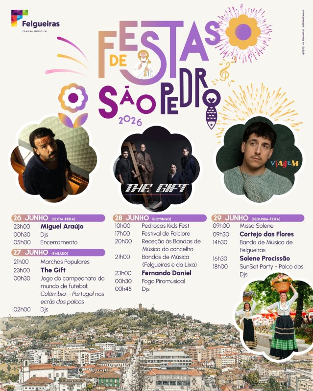 Festas de São Pedro 2026