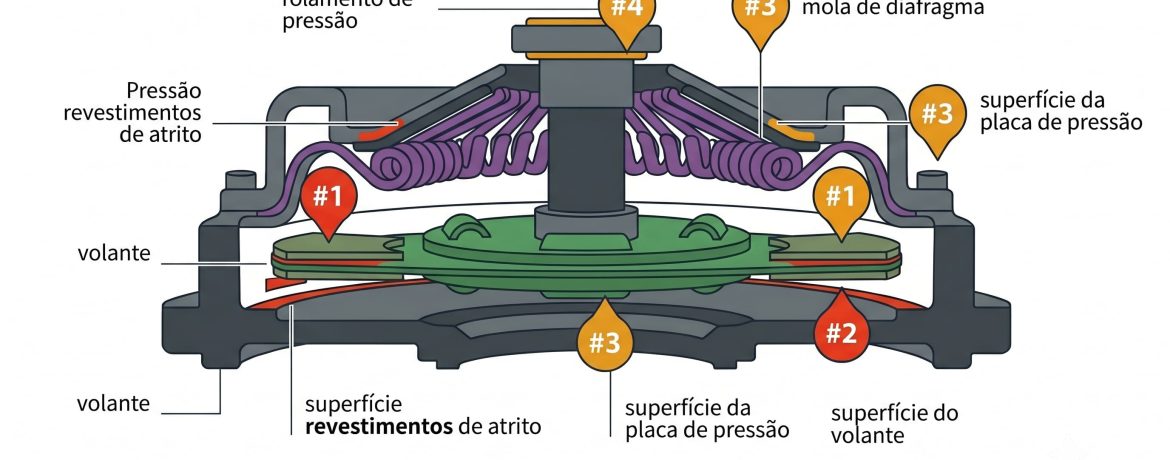 O que acontece quando a embraiagem patina e ninguém percebe a tempo