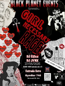 Girl Necessary Rage dá visibilidade ao underground feminino no Gym Bar 748