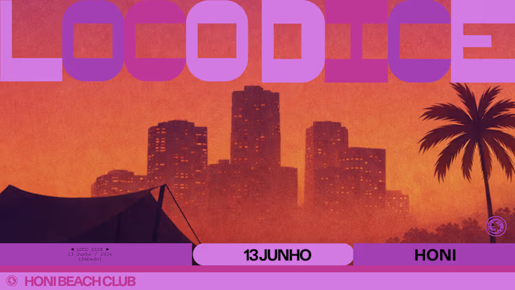 Loco Dice atua no Honi Beach Club com uma tarde de house e techno na Póvoa de Varzim