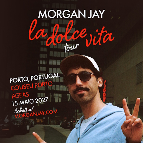Morgan Jay traz “La Dolce Vita Tour” ao Coliseu do Porto