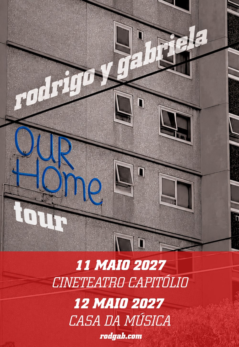 Rodrigo y Gabriela regressam ao Porto com OurHome Tour na Casa da Música