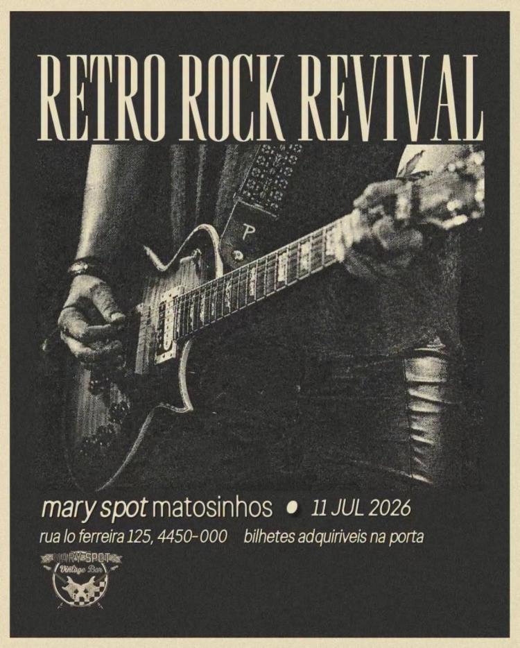 Retro Rock Revival leva clássicos do rock ao Mary Spot Vintage Bar