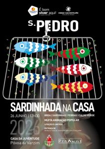 Sardinhada na Casa assinala o São Pedro com sabores populares na Casa da Juventude