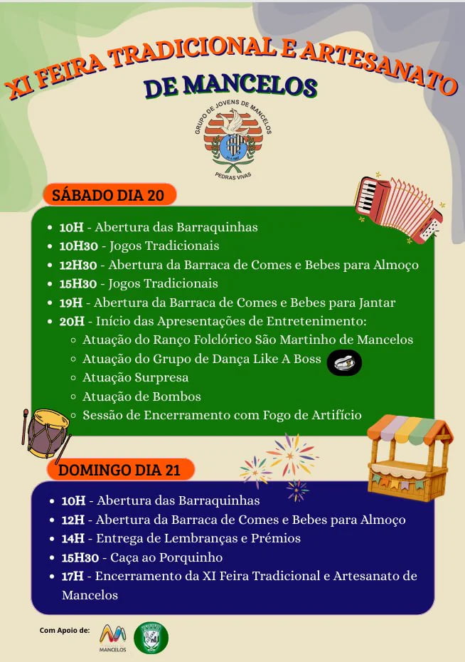 XI Feira Tradicional e Artesanato de Mancelos 2026