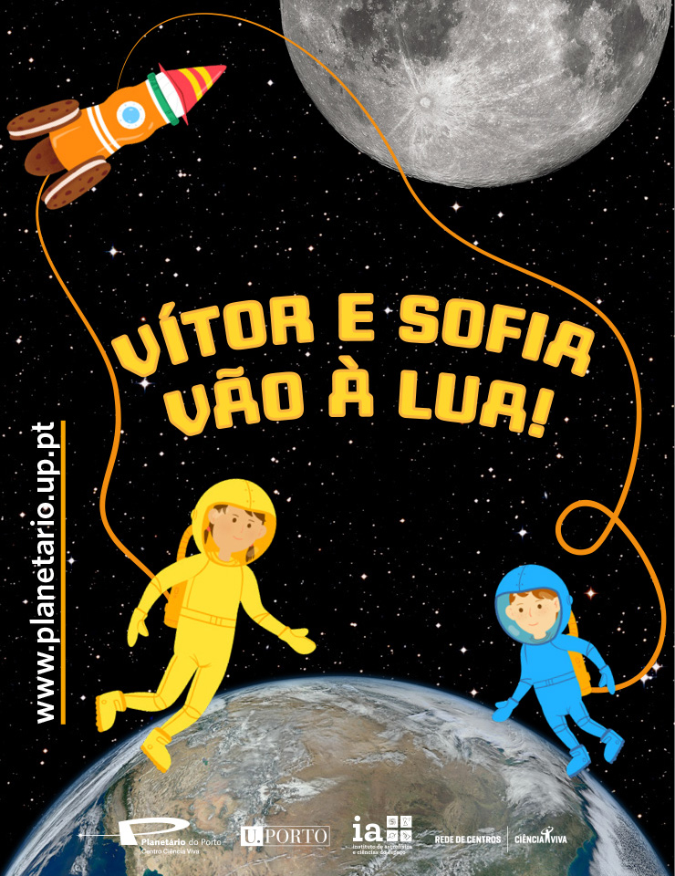 Planetário do Porto -- O Vítor e a Sofia vão à Lua