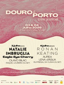 Douro & Porto Wine Festival 2026 junta Ronan Keating, Natalie Imbruglia e Eagle-Eye Cherry