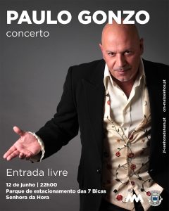 Paulo Gonzo atua na Senhora da Hora com concerto de entrada livre