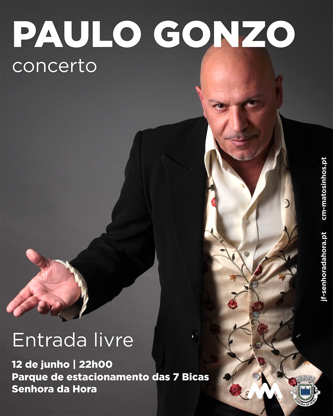 Paulo Gonzo atua na Senhora da Hora com concerto de entrada livre