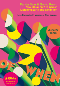 Panda Bear & Sonic Boom Listening Party junta música e exposição no Studio Sparks