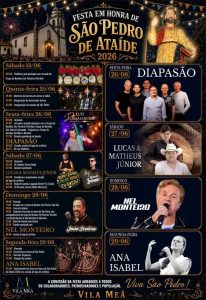 Festa em honra de São Pedro 2026 - Ataíde