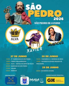 Festas de São Pedro 2026 em São Pedro de Avioso