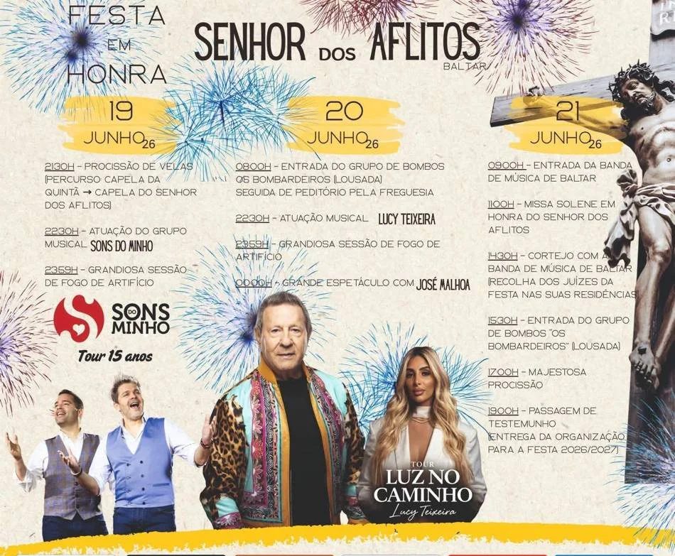 Senhor dos Aflitos 2026 em Paredes