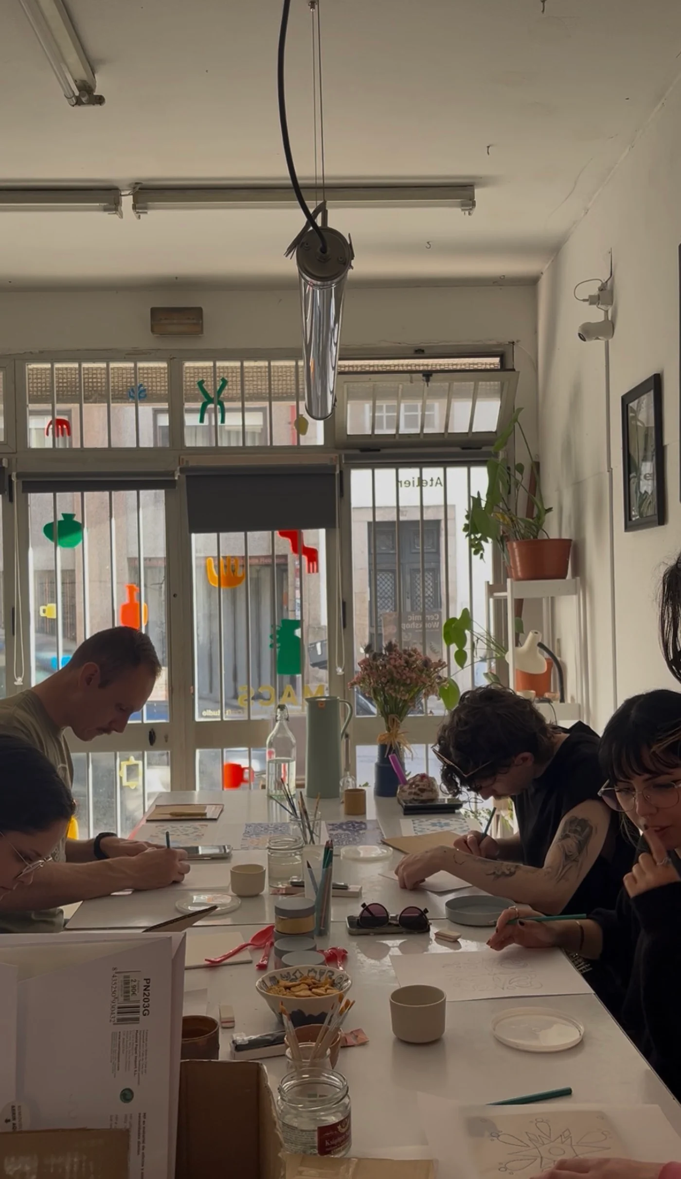 Pintura em azulejos