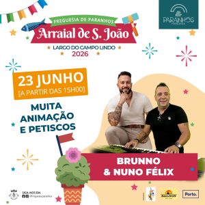 São João invade o Largo do Campo Lindo com arraial