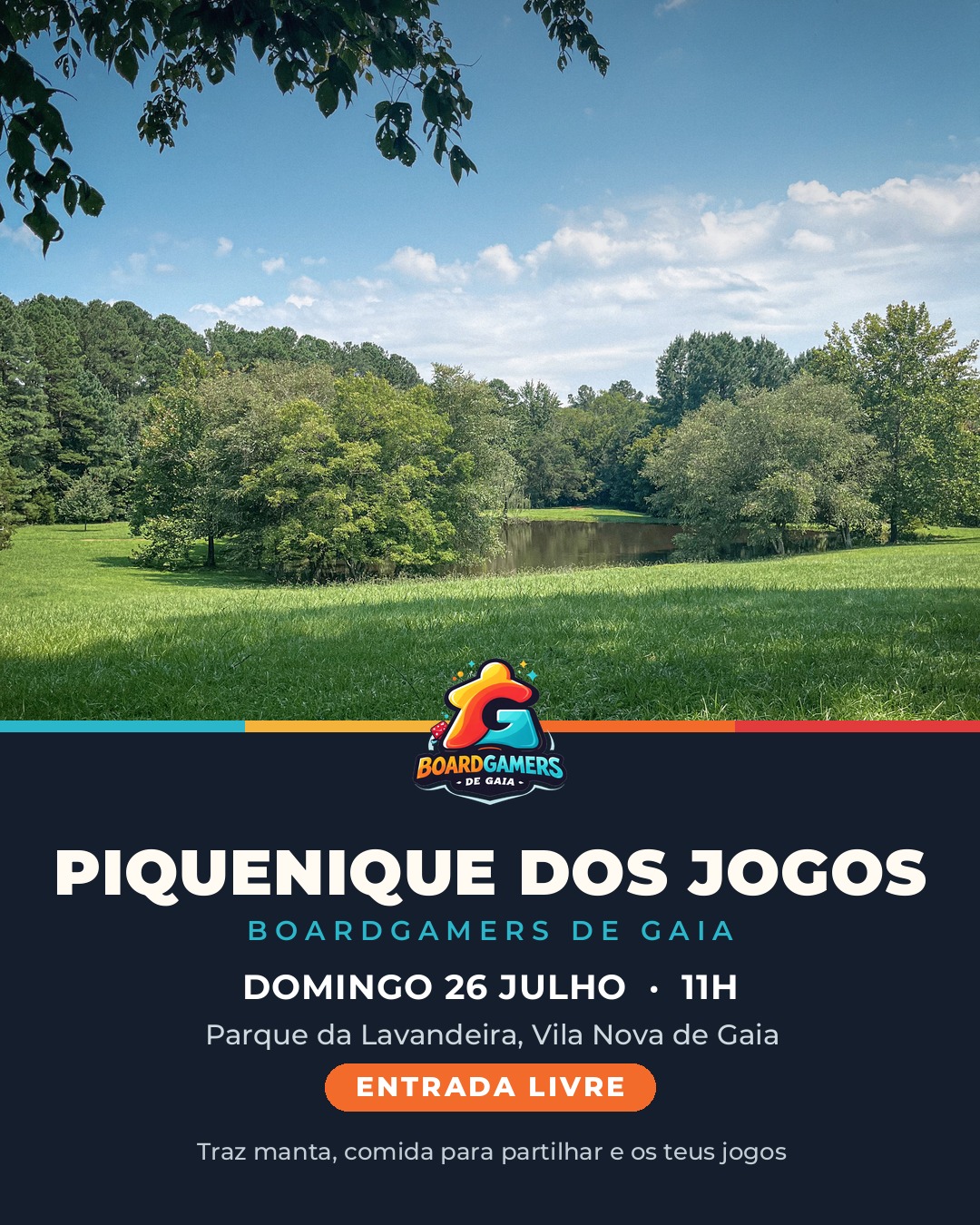 Piquenique dos Jogos — Boardgamers de Gaia