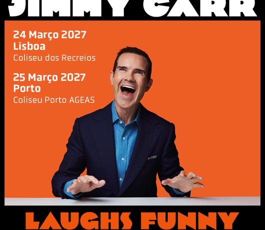 Jimmy Carr regressa a Portugal em 2027 com espetáculos nos Coliseus de Lisboa e Porto
