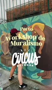 Circus Network recebe workshop de muralismo com Ela Rincón e Heitor Corrêa