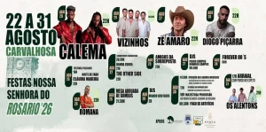 Festas Nossa Senhora do Rosário 2026 - Carvalhosa