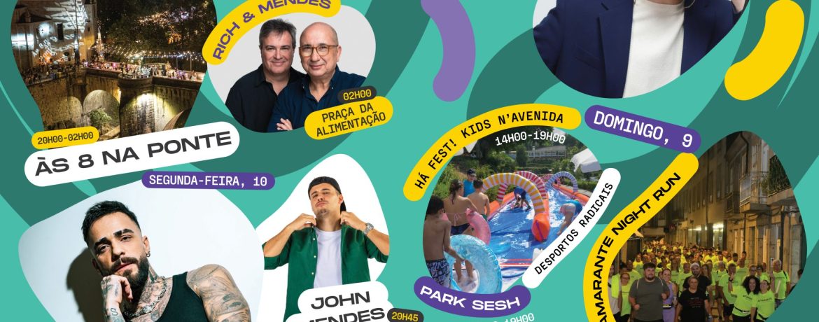 HÁ FEST! 2026 em Amarante: programa completo de 7 a 12 de agosto