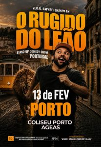 Raphael Ghanem apresenta O Rugido do Leão no Coliseu Porto Ageas